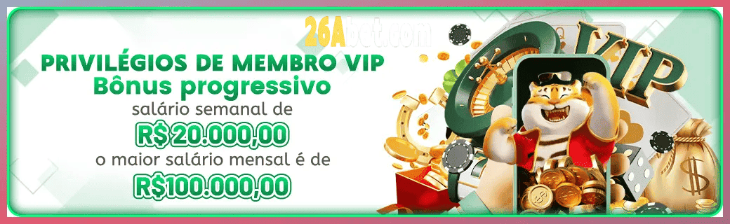 26ABET bônus — cashback 15 por cento e níveis VIP